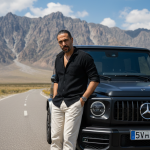 تبدو سيارة مرسيدس جي-واجن ذات اللون المطفي أنيقة