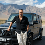 تبدو سيارة مرسيدس جي-واجن ذات اللون المطفي أنيقة