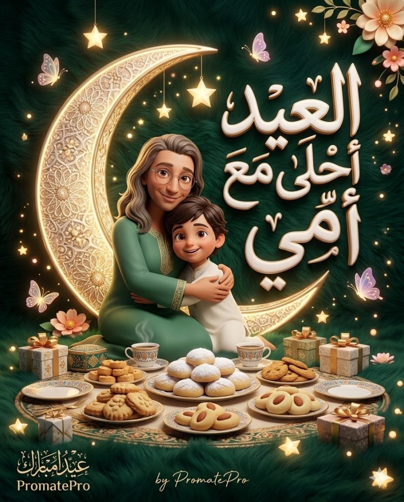 بروميت العيد أحلى مع أمي في العيد